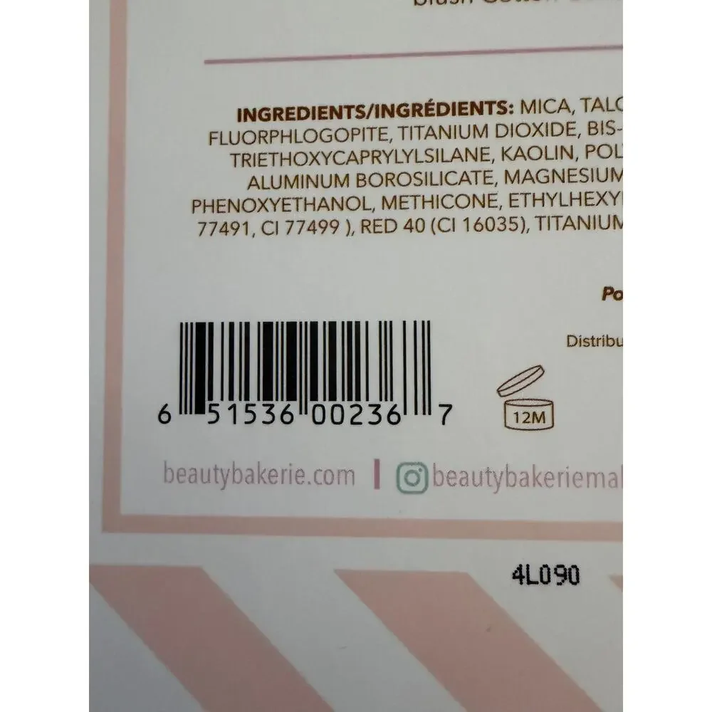 Beauty Bakerie Cotton Candy Champagne Blushlighter Palette New in Box 4 Shades